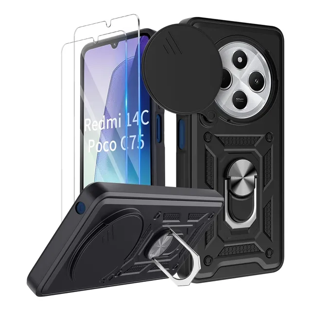 Funda Para Redmi 14c 4g/5g Xiaomi Poco C75 4g + 2micas