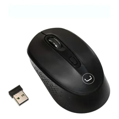Mouse Unno Tekno Ms6528bk Contour Inalambrico Negro Of