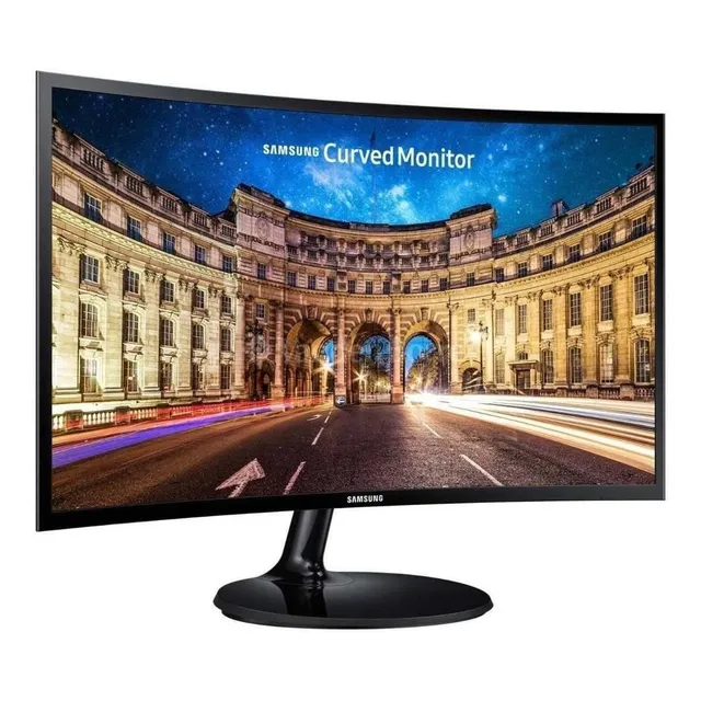 Monitor Curvo Samsung F390 Series C27f390fh Led 27  Color Negro