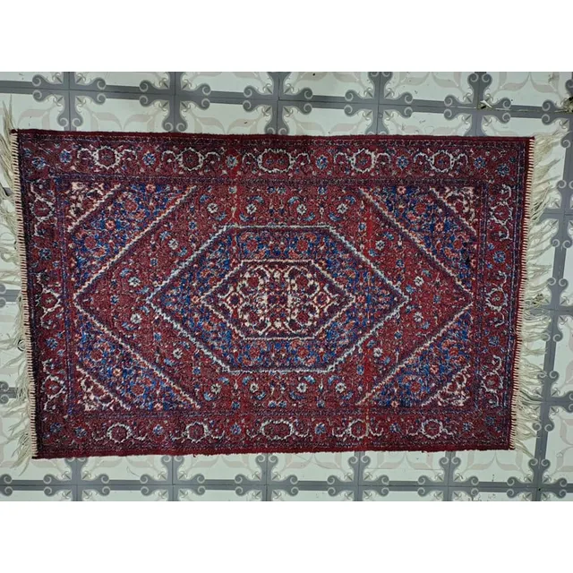 Alfombra Flecos 1mx65cm Excelente Estado Comprada En Eeuu