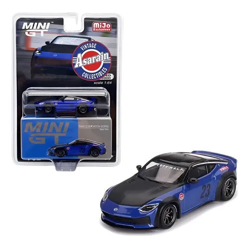 MINI GT Qube Carz　r35GTR　限定 Mini Gt Qube Nissan Gtr R35 Lb Works Type 1 #002 1/64 Cinza