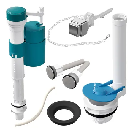 Kit Completo Caixa Acoplada Acionamento Lateral Universal