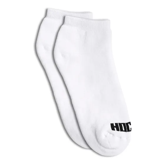 Meia Hocks Curta Logo Branco