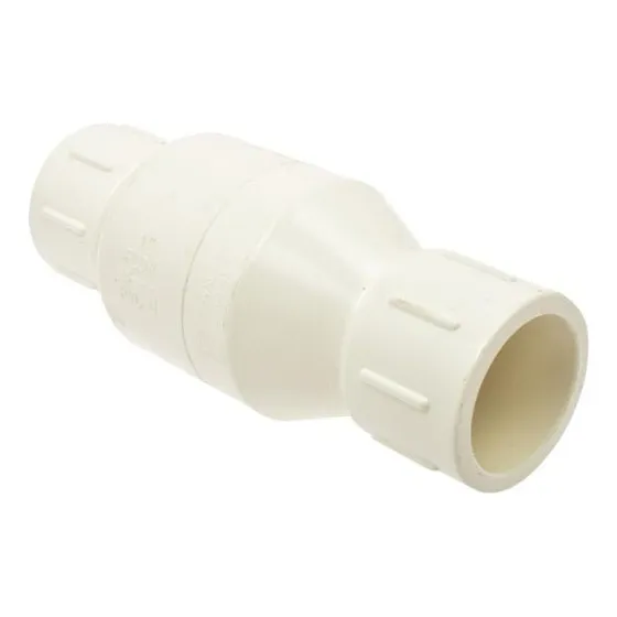 Válvula De No Retorno Check 1 Pulgada Blanco Pvc