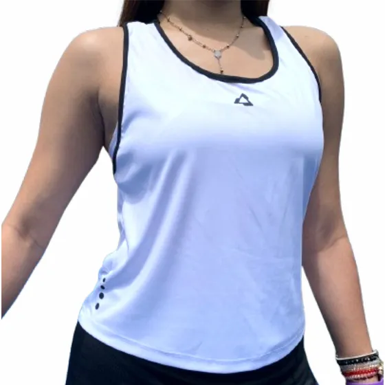 Camiseta Musculosa Dryfit Dama Tenis Padel Gym Pickleball
