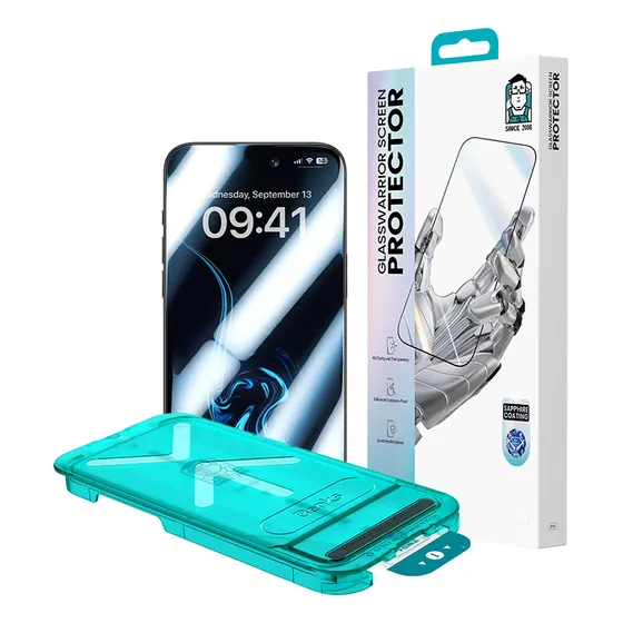 Mica De Vidrio Benks Zafiro 0.40mm Para iPhone 16 Normal 6.1