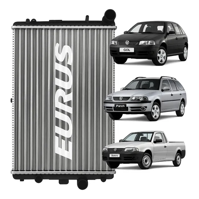 Radiador Vw Gol G2 G3 G4 1.0 8v 16v Power Mi At