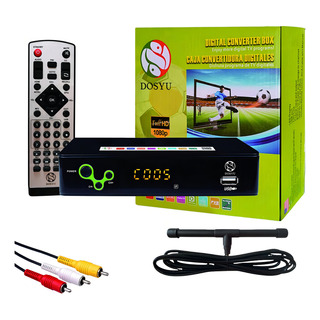 Decodificador Convertidor Digital Dosyu Dy-atc-02 + Antena Hdmi Rca Usb 1080p Full Hd Decodificador Convertidor Digital Dosyu Dy-atc-02 + Antena Hdmi Rca Usb 1080p Full Hd