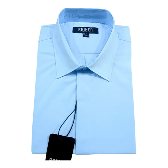 Camisa Vestir Hombre Clasica Cuello Italiano Leewis Corbata