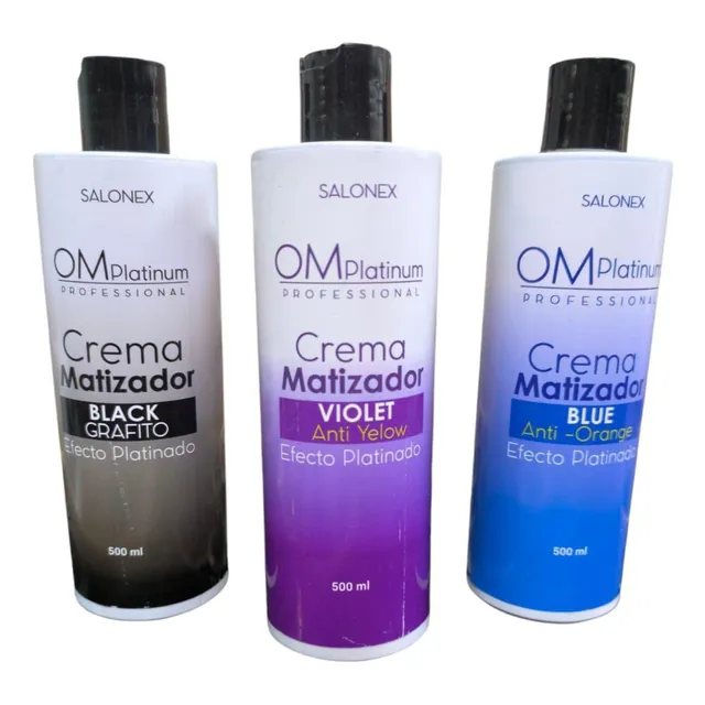 X 12 Shampu - Crema Matizadora Violet Black Blue A Elección