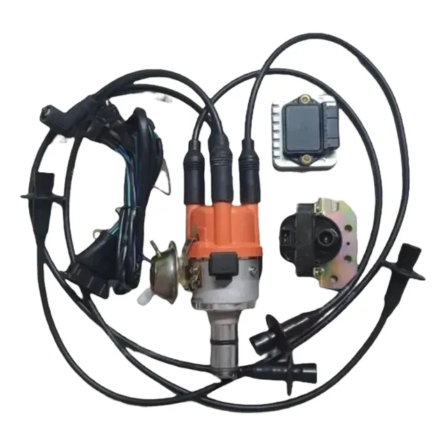 Kit Ignição Eletrônica Fusca + Jg Cabos De Vela Sensor Hall