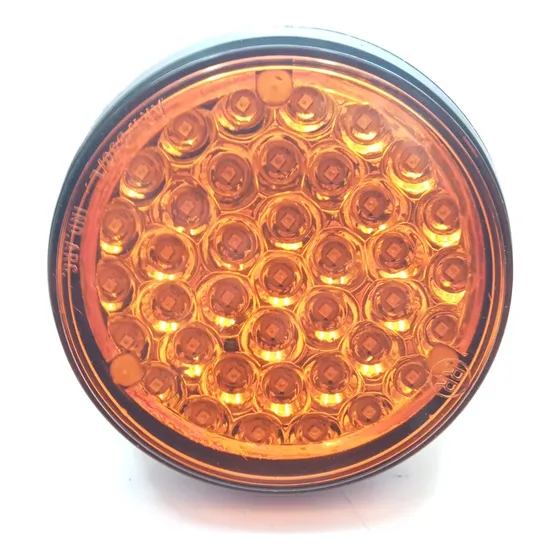 Faro 39 Led Ámbar 12v 24v Camión Colectivo Homologado