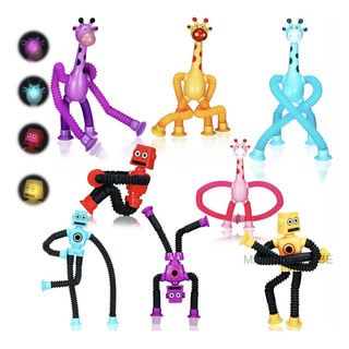 Juguetes Para Niños Ventosas Tubo Telescópico Jirafa + Robot Juguetes Para Niños Ventosas Tubo Telescópico Jirafa + Robot