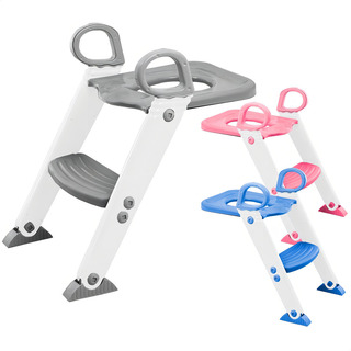 Atentu Assento Redutor Infantil Com Escada Para Vaso SanitĂĄrio Cor Cinza Liso Atentu Assento Redutor Infantil Com Escada Para Vaso SanitĂĄrio Cor Cinza Liso