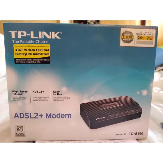 Módem Tp-link Tf-8616 Adsl2 Aba
