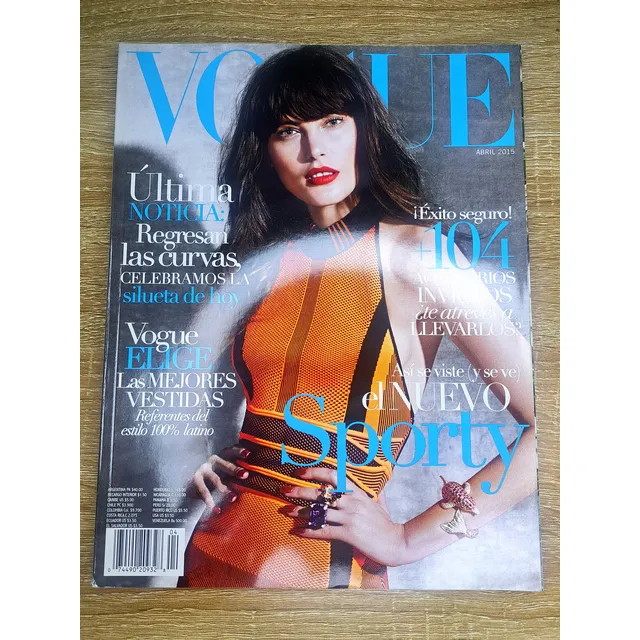 Revista Vogue Latinoamérica Abril 2015 Moda Estilo Colección