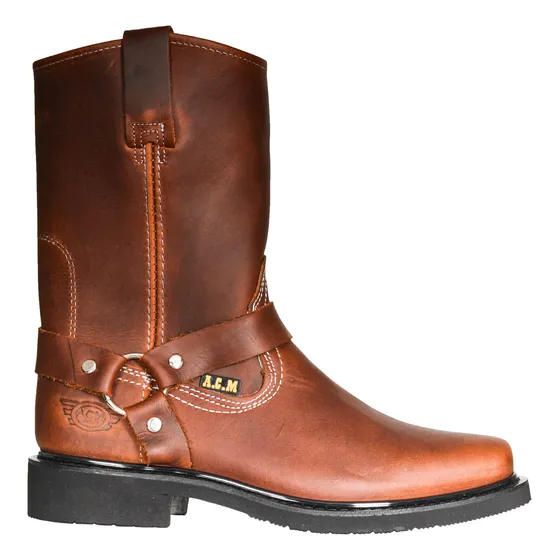 Botas Acm Tipo Establo De Piel Para Hombre Vaqueras Rodeo