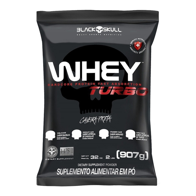 Suplemento En Pó Black Skull Caveira Preta- Proteínas Sabor Toffe X 907g Suplemento En Pó Black Skull Caveira Preta- Proteínas Sabor Toffe X 907g