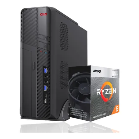 Pc Oficina Mini Amd Ryzen 5 5600gt 8gb 1tb Radeon Vega Wifi