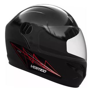 Casco Para Moto Integral Vertigo V32 Line Negro Brillante Talle Xl Casco Para Moto Integral Vertigo V32 Line Negro Brillante Talle Xl