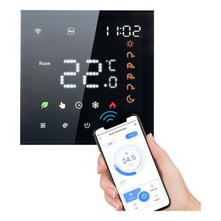 Termostato Smart Tuya Wifi Com Controle De Voz 16a Digital Termostato Smart Tuya Wifi Com Controle De Voz 16a Digital