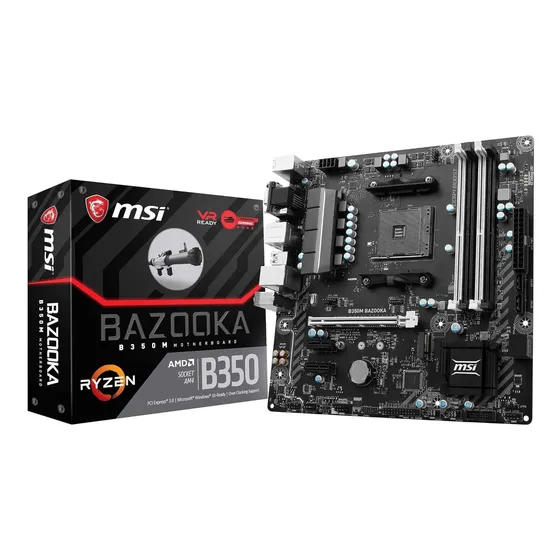 Msi Gaming Amd Ryzen B350 Ddr4 Vr Ready Hdmi Usb 3 Cfx Micro