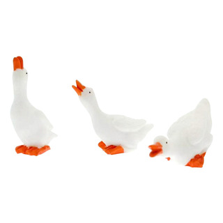 3 Piezas Estatuas De Patio Trasero Estanque Común 3 Piezas Estatuas De Patio Trasero Estanque Común
