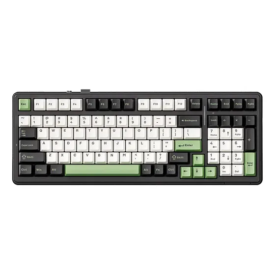 Teclado Mecânico Aula F99 Bluetooth 5.0/2.4ghz Preto