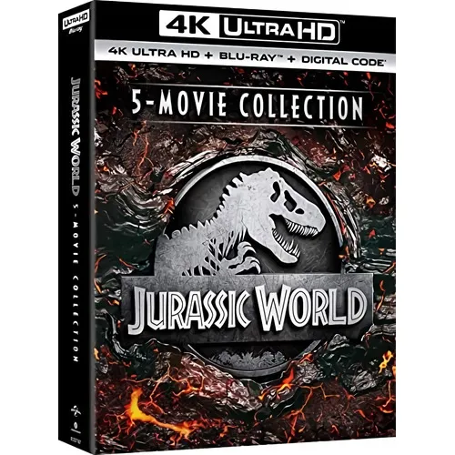 Jurassic Park World Pack 5 Películas 4k Blu-ray Audio Latino
