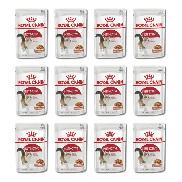 Royal Canin Feline Health Nutrition Instinctive alimento para gato adulto 12Uni de 85gr