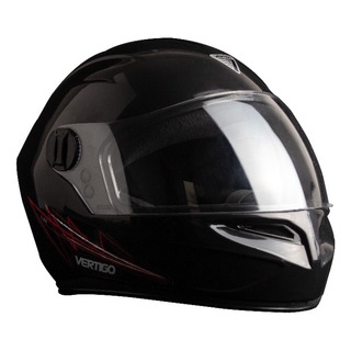 Casco Para Moto Vertigo V32 Line Negro Brillante Integral Casco Para Moto Vertigo V32 Line Negro Brillante Integral