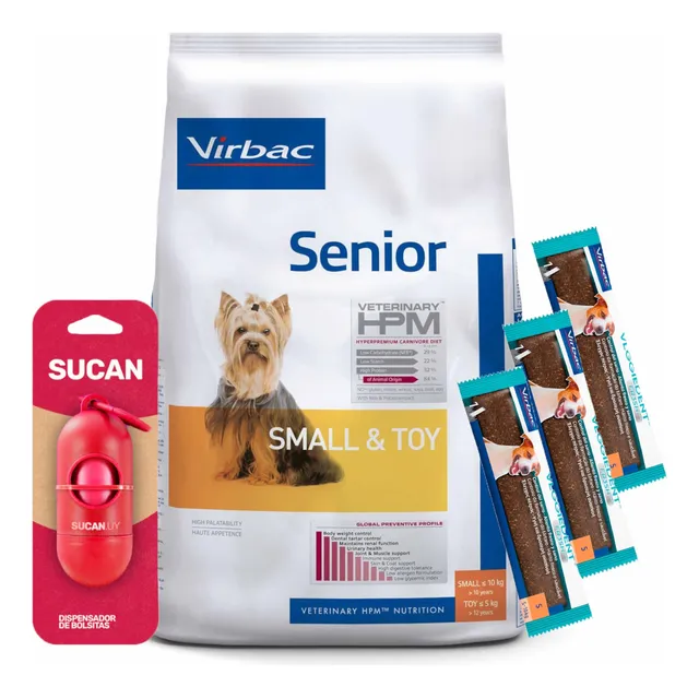 Hpm (virbac) Perro Senior Mini Pequeño 6 Kg + Promo!