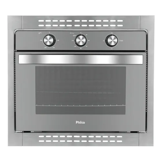 Forno de embutir elétrico Philco 56101041 46L prateado 127V