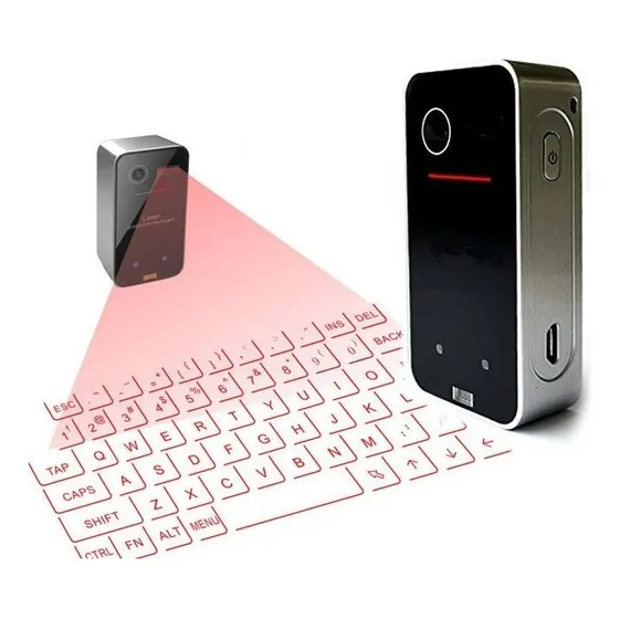 De Teclado De Proyección Virtual Bluetooth Compatible Con