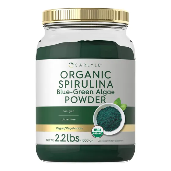 Suplemento Carlyle Organic Spirulina En Polvo, 1 Kg