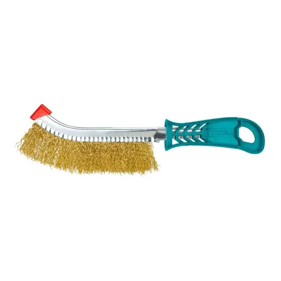Cepillo Cerdas Bronce Latonado Marca Total Tools