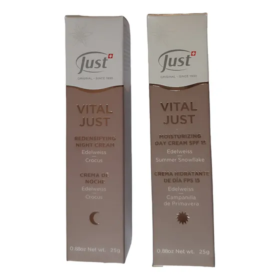 Combo Oferta! Linea Vital Just Crema De Día Y Crema De Noche