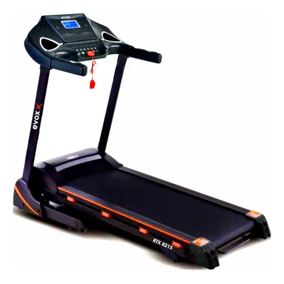 Esteira De Uso Semi Profissional Evox Fitness 918 Amortecedores E Inclinação 127/220V Negro