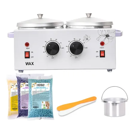 Olla Depilatoria Profesional 1 Kilo + Cera De Kilo + Paleta
