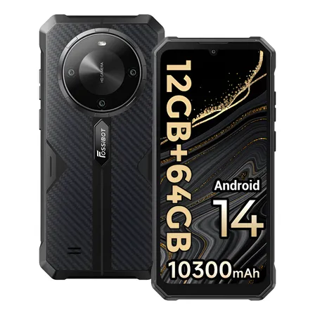 Fossibot F105 Celular 4gb/64gb Dual Sim Ram 10300mah Negro