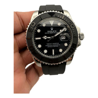Reloj Automatico Yacht Master Negro Caucho Reloj Automatico Yacht Master Negro Caucho