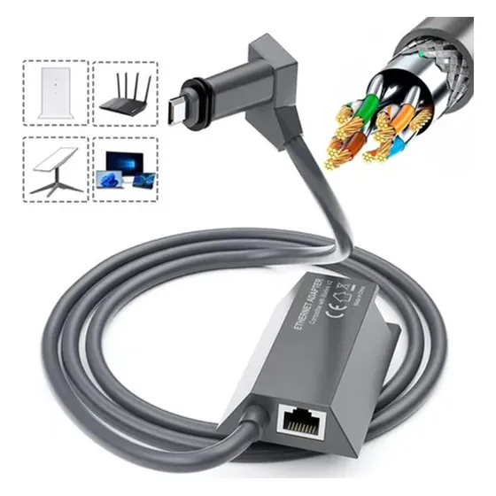 Adaptador Starlink Ethernet Internet Satelital Para Gen 2 Oe