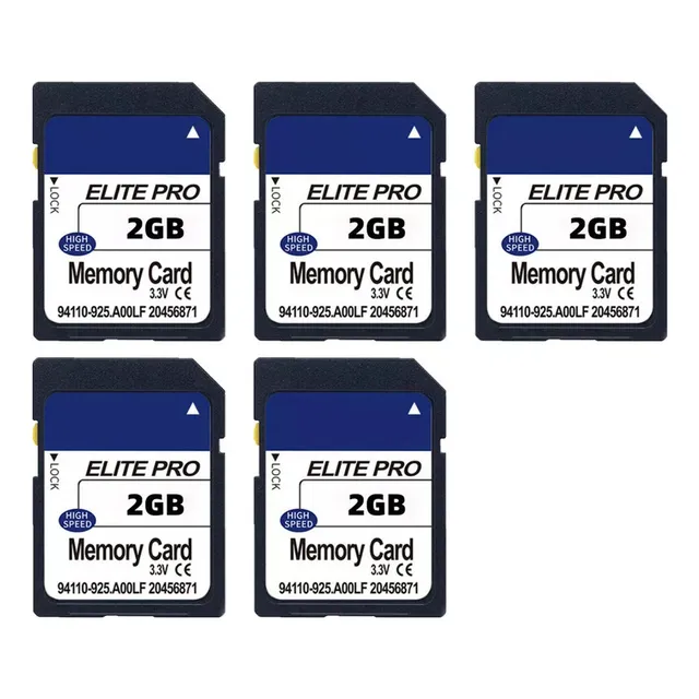 Para 5 Pçs/lote Cartão De Memória Sd 2gb.