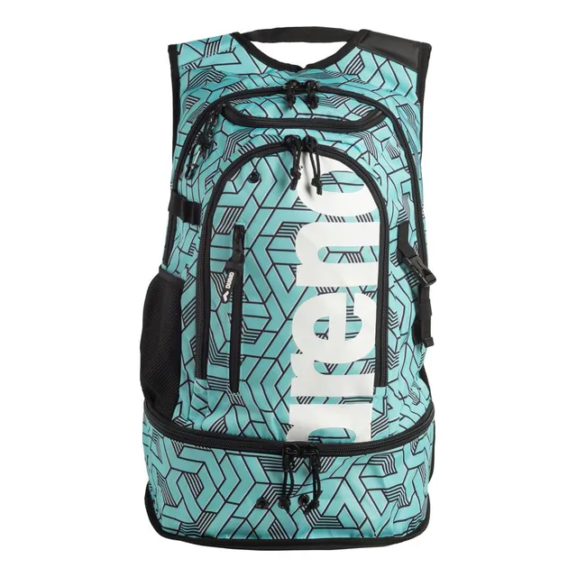 Mochila De Natacion Fastpack 3.0 45l Allover Escape Arena Color Agua Diseño De La Tela Rayas
