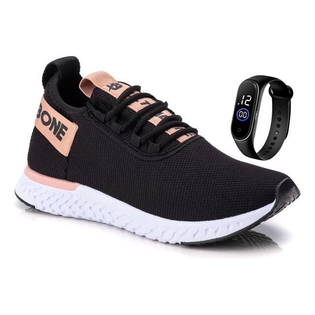 Tênis Feminino Ortopédico Caminhada Academia + Relógio Tênis Feminino Ortopédico Caminhada Academia + Relógio