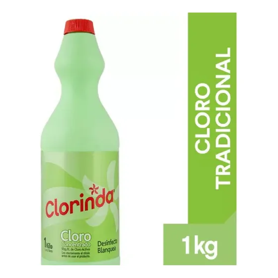 Cloro Concentrado Clorinda Maximo Poder En Blanqueo Y Desinf