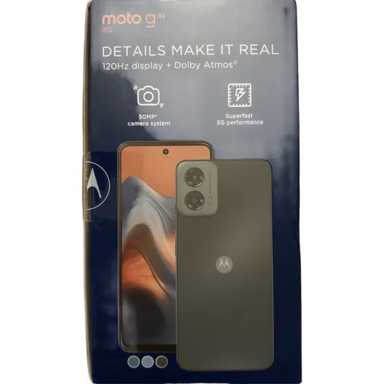 Celular Motorola Moto G 34 5g 256gb Ram 8gb Negro