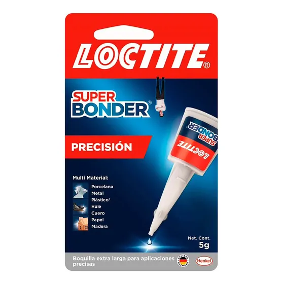 Pegamento líquido Super Bonder Loctite Cola Super Bonder 5g, incoloro