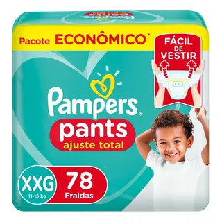 Pampers Fralda Pants Ajuste Total Max Xxg 78 Unidades Pampers Fralda Pants Ajuste Total Max Xxg 78 Unidades