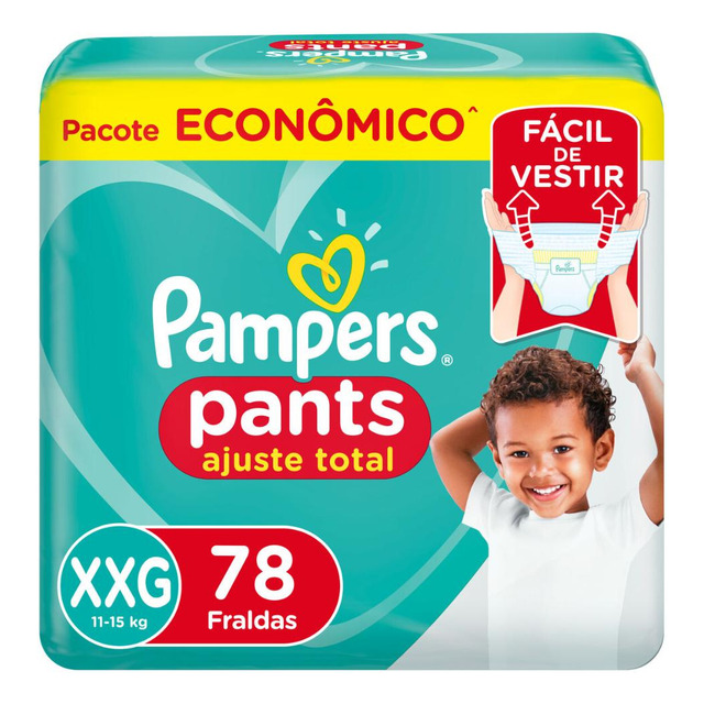 Pampers Fralda Pants Ajuste Total Max Xxg 78 Unidades Pampers Fralda Pants Ajuste Total Max Xxg 78 Unidades